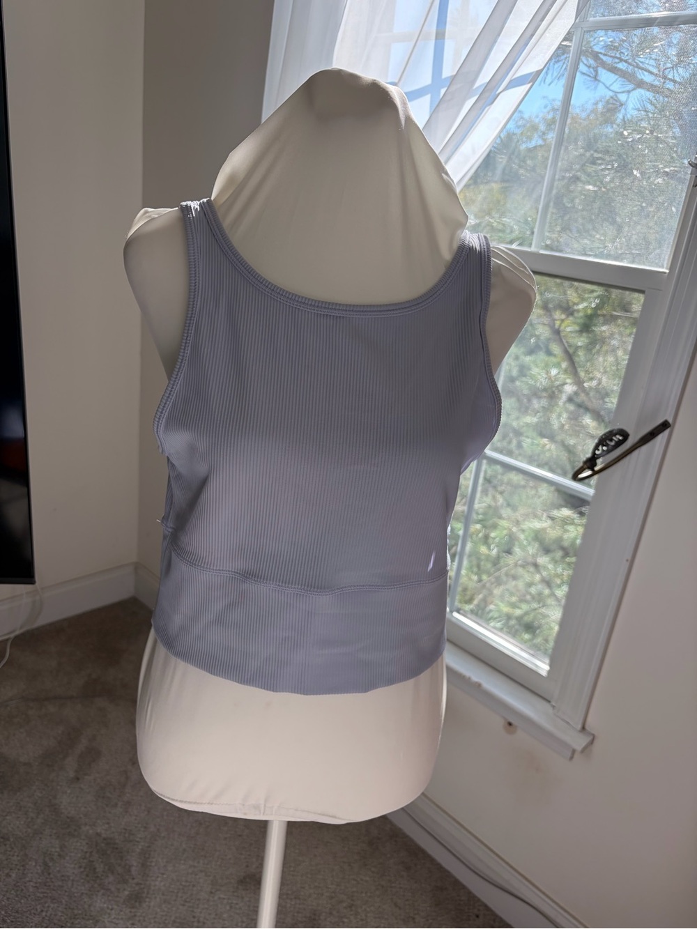 lululemon athletica Ribbed Tank Top in Light Lavender